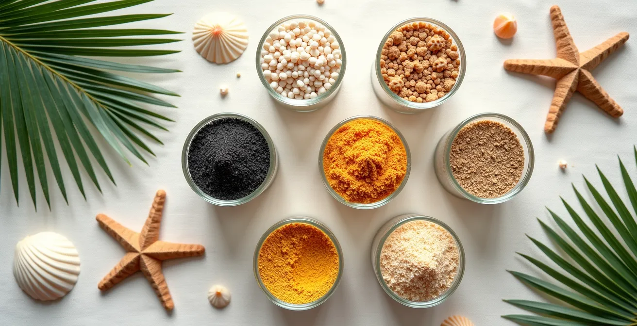 Visuelle Entscheidungshilfe mit verschiedenen Strandtypen und Reisendenprofilen in Costa Rica